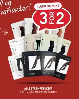 Rema 1000 ALLE STRØMPEBUKSER tilbud