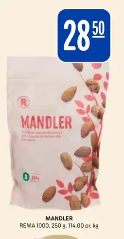 Rema 1000 MANDLER tilbud