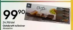 Gigaboks Ostebrett m/kniver tilbud