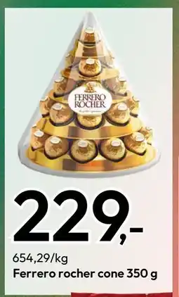 Gigaboks Ferrero rocher cone 350 g tilbud