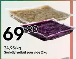 Gigaboks Surkål/rødkål sousvide 2 kg tilbud