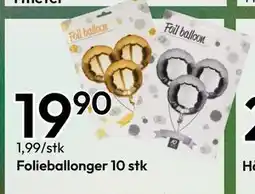 Gigaboks Folieballonger 10 stk tilbud