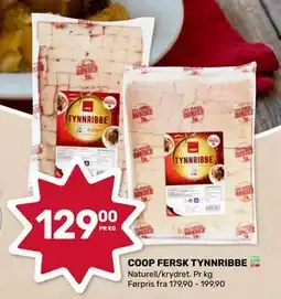 Matkroken COOP FERSK TYNNRIBBE tilbud