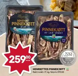 Matkroken HENRIETTES PINNEKJØTT tilbud