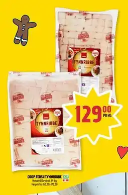 Coop Prix COOP FERSK TYNNRIBBE tilbud