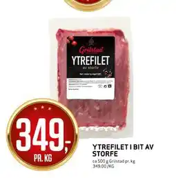Bunnpris YTREFILET I BIT AV STORFE tilbud