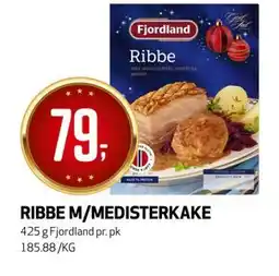 Bunnpris RIBBE M/MEDISTERKAKE tilbud