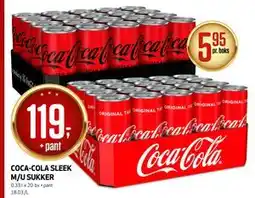 Bunnpris COCA-COLA SLEEK M/U SUKKER tilbud