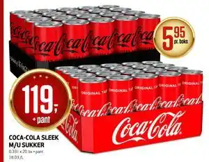 COCA-COLA SLEEK M/U SUKKER