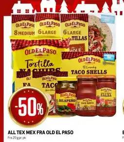 Bunnpris ALL TEX MEX FRA OLD EL PASO tilbud
