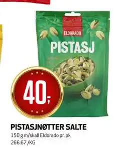 Bunnpris PISTASJNØTTER SALTE tilbud
