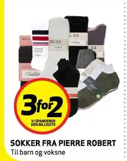 Bunnpris SOKKER FRA PIERRE ROBERT tilbud