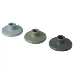 IKEA TillfÄlle Lysestake/-holder, sett m 3 stk., flerfarget, 10 cm tilbud