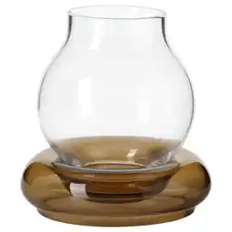 IKEA OmmjÄnge Telysholder, glass, 12 cm tilbud