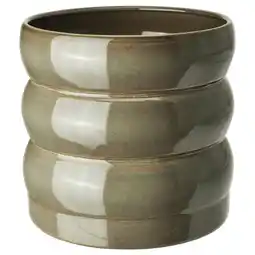 IKEA Hasselbukett Blomsterpotte, inne/ute/grønn/brun, 15 cm tilbud