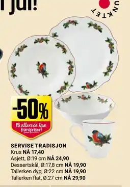 Europris SERVISE TRADISJON tilbud