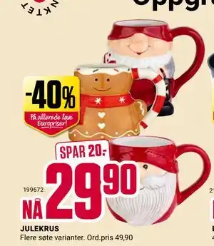 Europris JULEKRUS tilbud