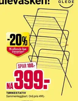 Europris TØRKESTATIV tilbud