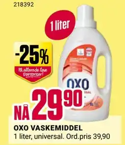 Europris OXO VASKEMIDDEL tilbud