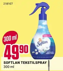 Europris SOFTLAN TEKSTILSPRAY tilbud