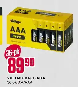 Europris VOLTAGE BATTERIER tilbud