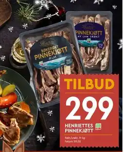 Coop Mega HENRIETTES PINNEKJØTT tilbud