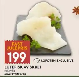 Coop Mega LUTEFISK AV SKREI tilbud