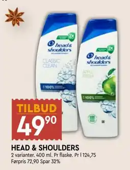 Coop Mega HEAD & SHOULDERS tilbud