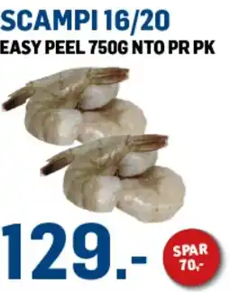 Price Lagerbutikk Scampi 16/20 tilbud