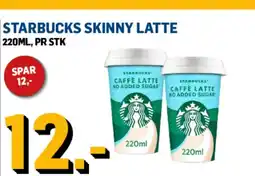Price Lagerbutikk STARBUCKS Skinny latte tilbud
