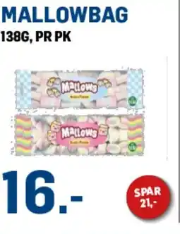 Price Lagerbutikk Mallowbag tilbud