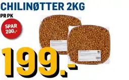 Price Lagerbutikk Chilinøtter tilbud