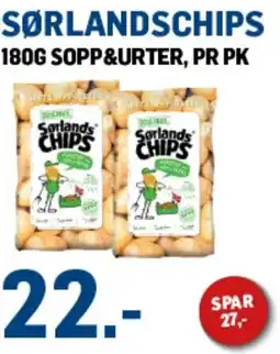 Price Lagerbutikk Sørlandschips tilbud