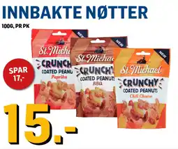 Price Lagerbutikk Innbakte nøtter tilbud