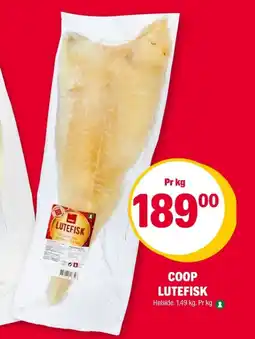 Coop Extra COOP Lutefisk tilbud