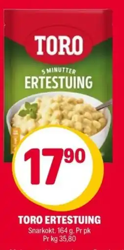 Coop Extra TORO Ertestuing tilbud