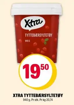 Coop Extra XTRA Tyttebærsyltetøy tilbud