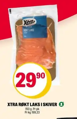 Coop Extra XTRA Røkt laksi skiver tilbud