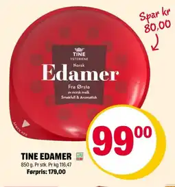 Coop Extra TINE Edamer tilbud
