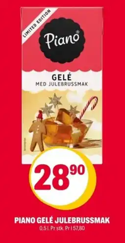 Coop Extra PIANO Gelé julebrussmak tilbud