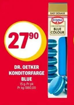 Coop Extra DR. OETKER Konditorfarge blue tilbud