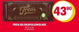 Coop Extra FREIA Selskapssjokolade tilbud
