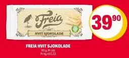 Coop Extra FREIA Hvit sjokolade tilbud