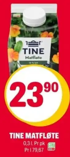 Coop Extra TINE Matfløte tilbud