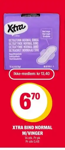 Coop Extra XTRA Bind normal m/vinger tilbud