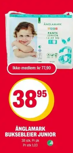 Coop Extra Änglamark Buksebleier junior tilbud
