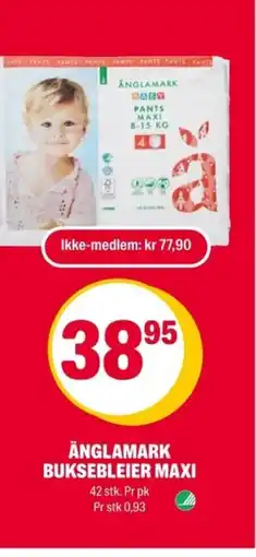 Coop Extra Änglamark Buksebleier maxi tilbud