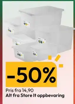 Gigaboks Alt fra Store It oppbevaring tilbud