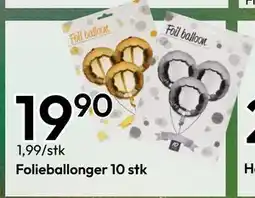 Gigaboks Folieballonger 10 stk tilbud