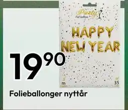 Gigaboks Folieballonger nyttår tilbud